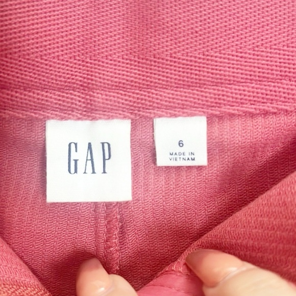 Gap Gold Zip Cord Cotton Corduroy Baroque Rose Mini Skirt - Picture 5 of 9